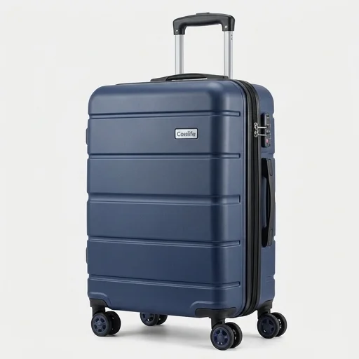 Coolife Suitcase Spinner Luggage view 2